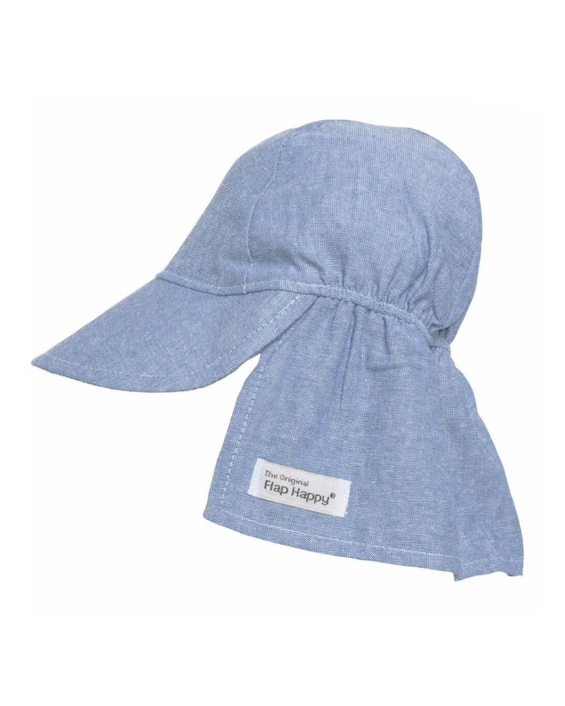 UPF 50+ Original Flap Hat in Chambray Flap Happy — ANOMIE