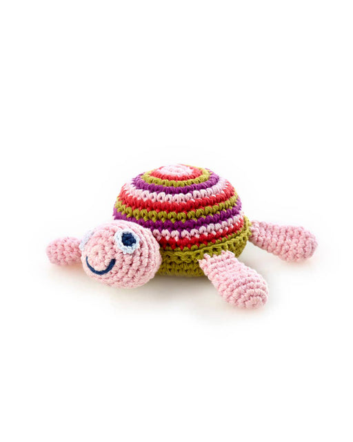 Sea Turtle Rattle – Pink