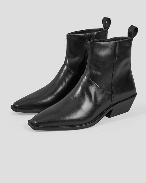 Ally Boot – Black Leather