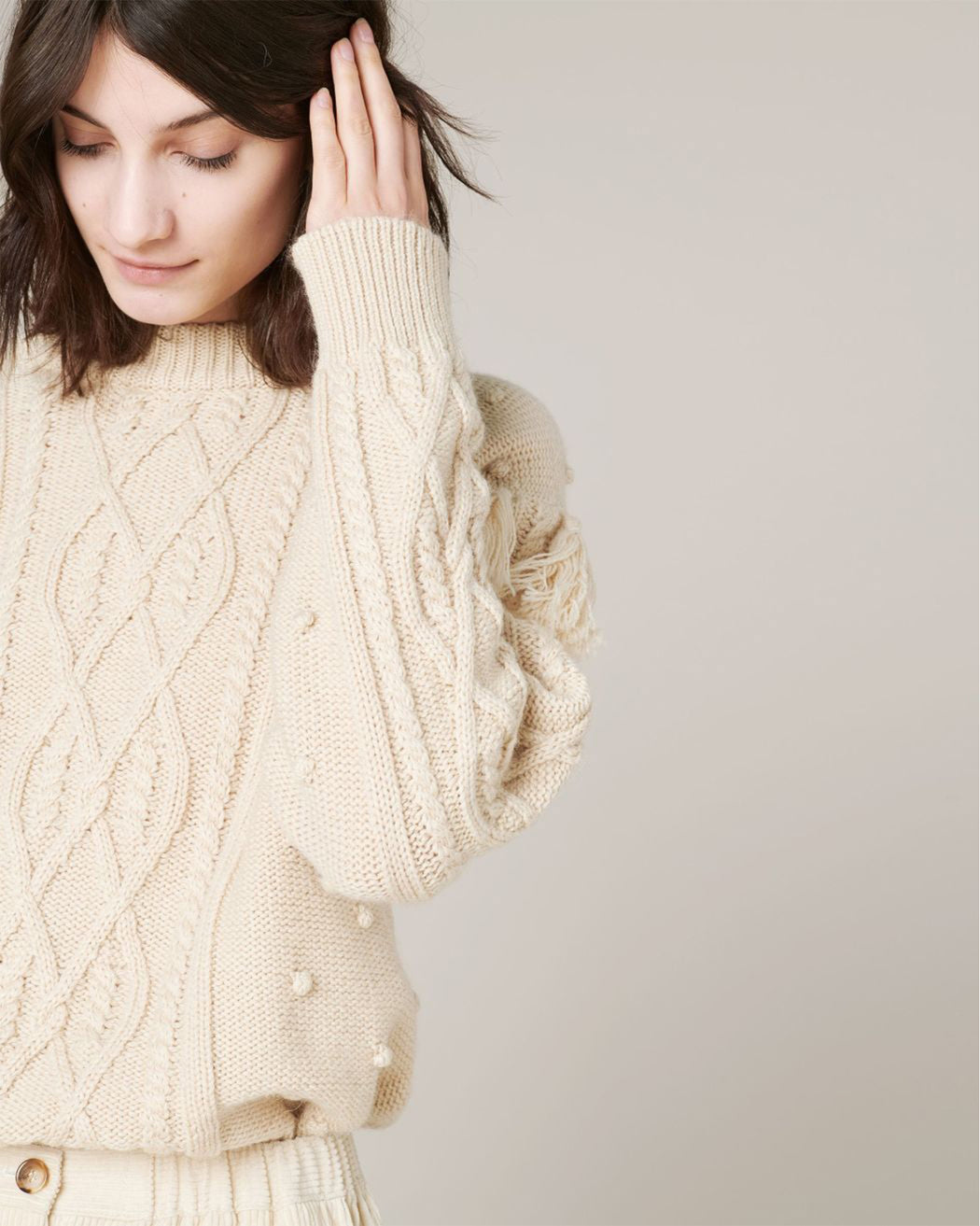 Sessùn:Cork Sweater – Sandshell,ANOMIE