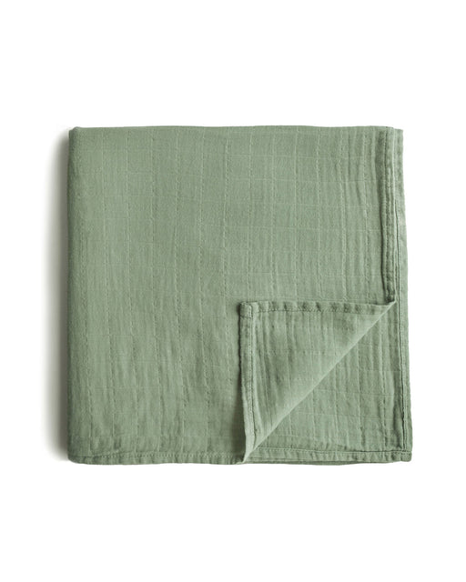 Organic Cotton Swaddle Blanket – Sage