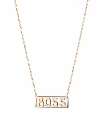 Winden x ANOMIE:Boss Necklace,14k yellow gold | BACKORDERED