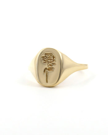 CLAUS:Rose Signet Ring,ANOMIE
