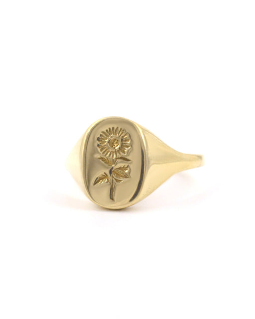 CLAUS:Sunflower Signet Ring,ANOMIE