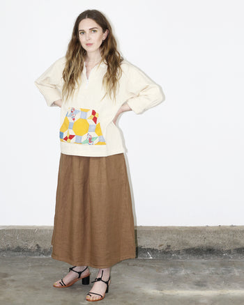 Carleen:Quilt Pocket Parka - Natural,ANOMIE