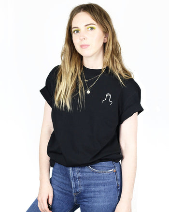 Carne Bollente:The Big D – Embroidered T-Shirt,ANOMIE