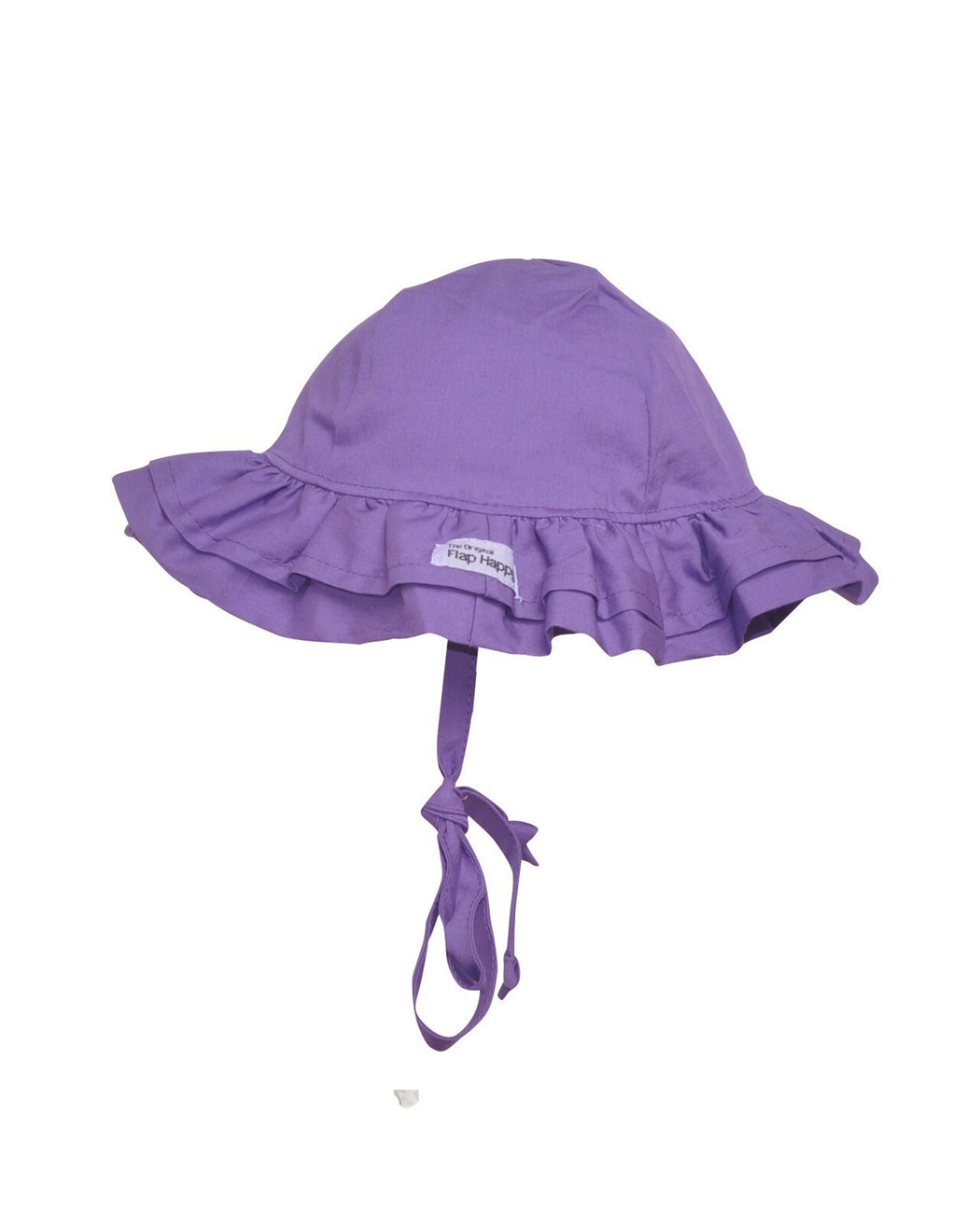 UPF 50+ Double Ruffle Hat – Purple