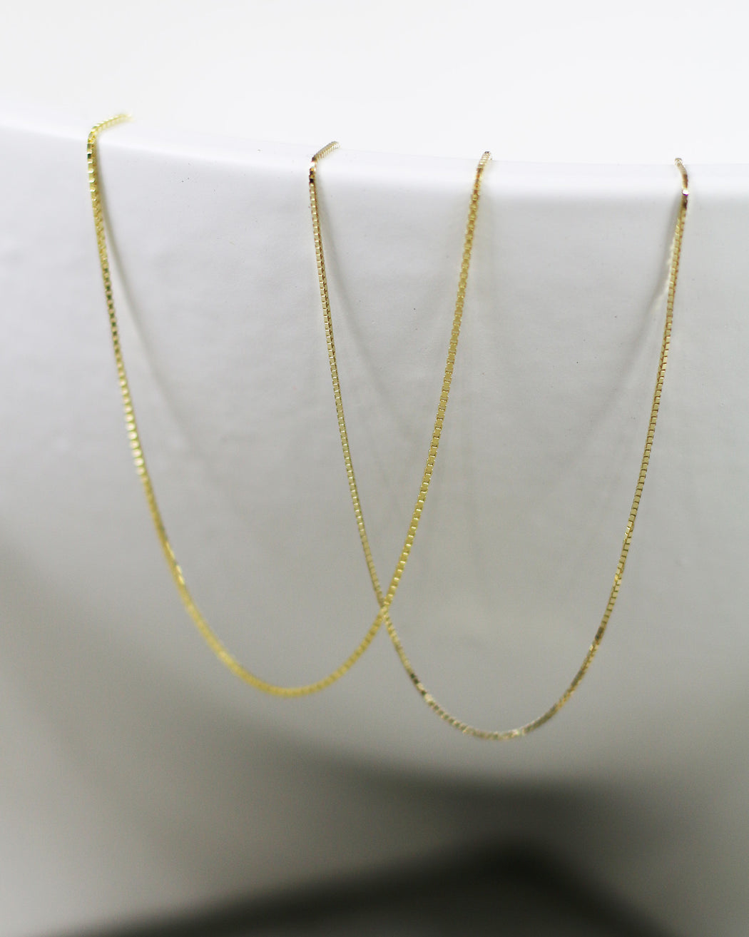 GJENMi:Super Thin Box Chain Necklace,ANOMIE