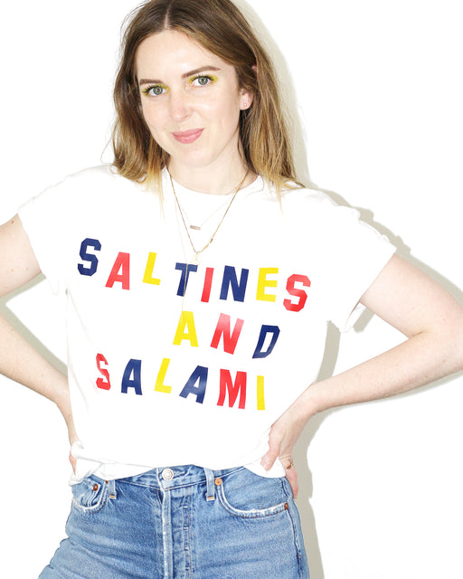Katie Kimmel x ANOMIE:Saltines and Salami Tee,ANOMIE