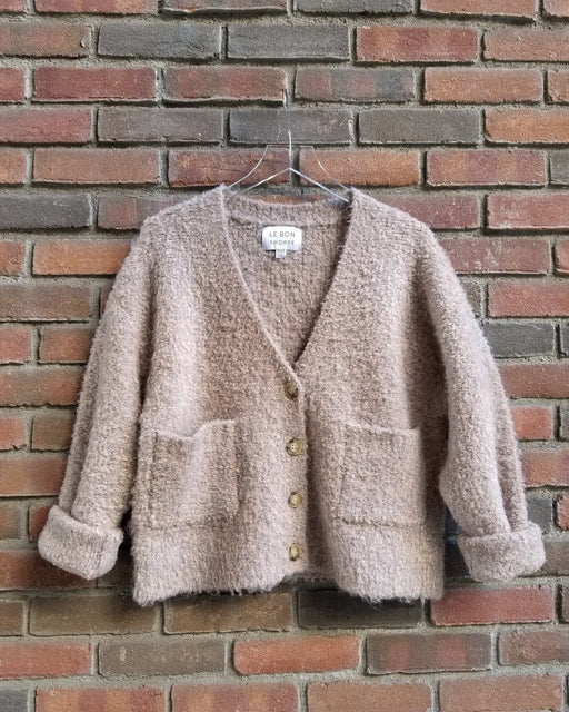 Chaud Cardigan Sweater – Mushroom