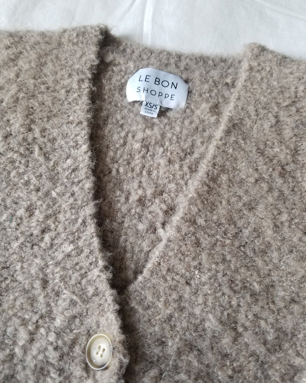 Chaud Cardigan Sweater – Mushroom