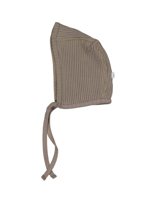Ribbed Bonnet – Taupe