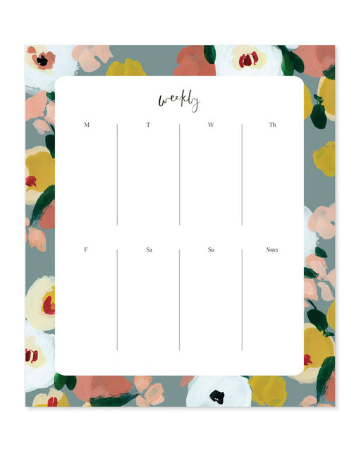 Our Heiday:Agenda Pad – Dusk Florals,ANOMIE