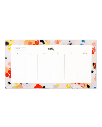 Our Heiday:Weekly Desk Pad – Charlie Florals,ANOMIE