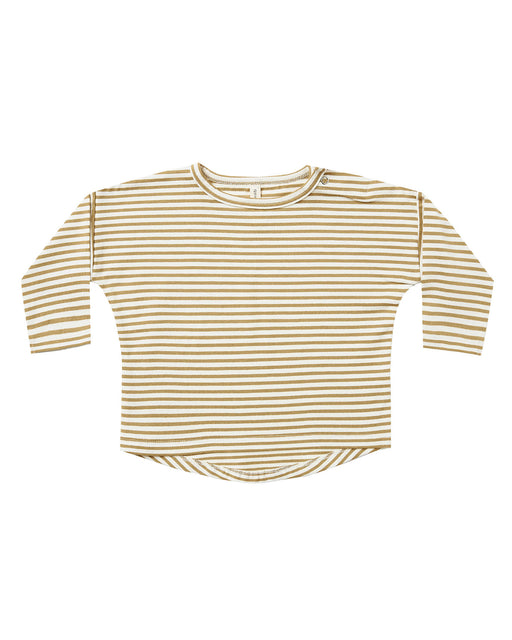 Longsleeve Baby Tee – Gold Stripe