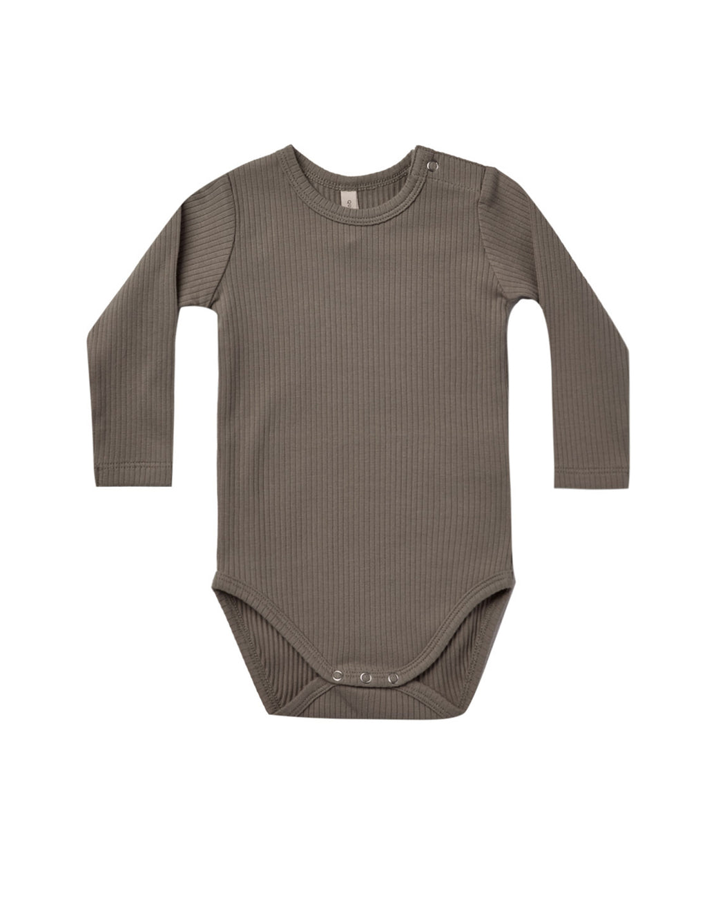 Ribbed Bodysuit – Charcoal