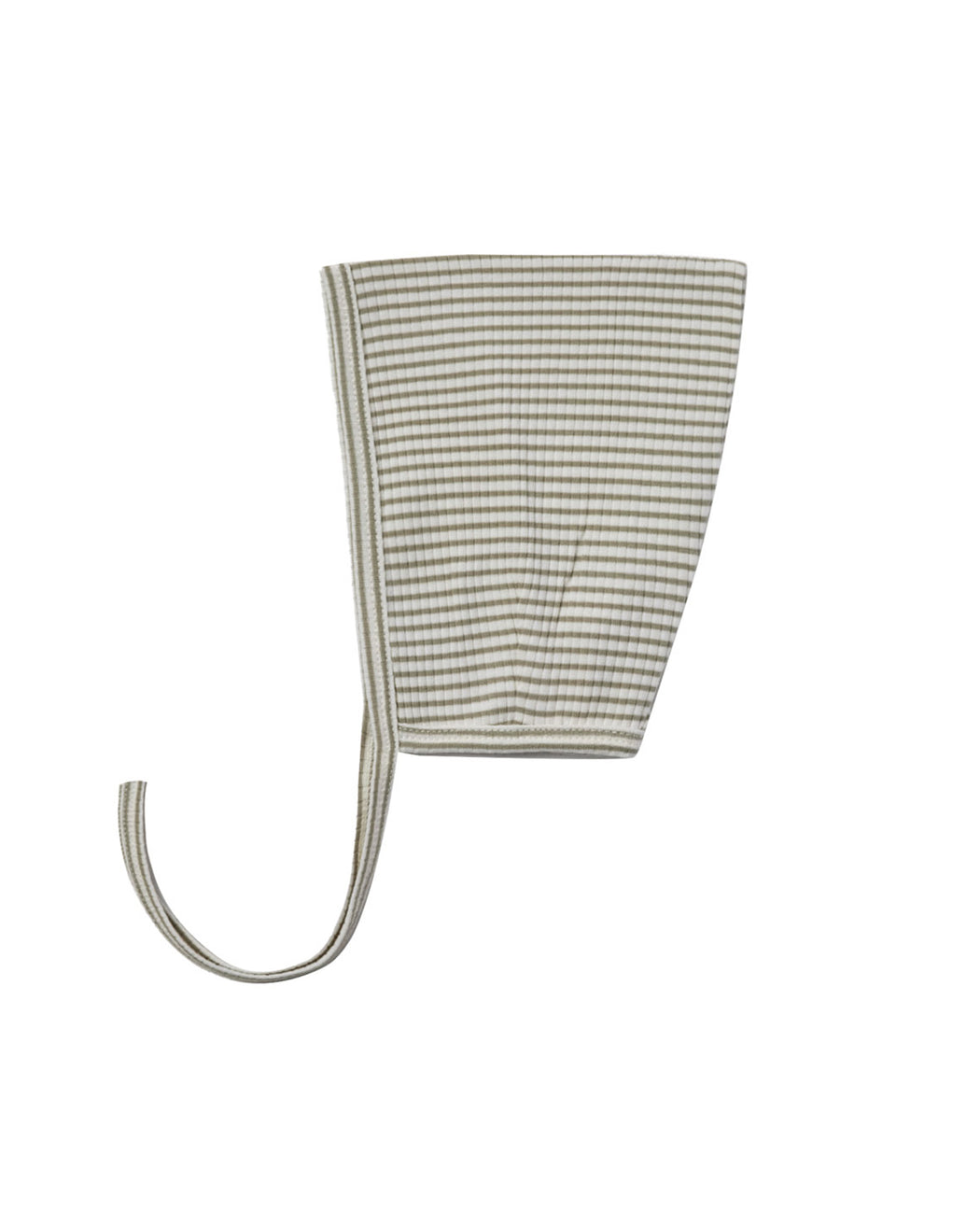 Ribbed Pixie Bonnet – Fern Stripe
