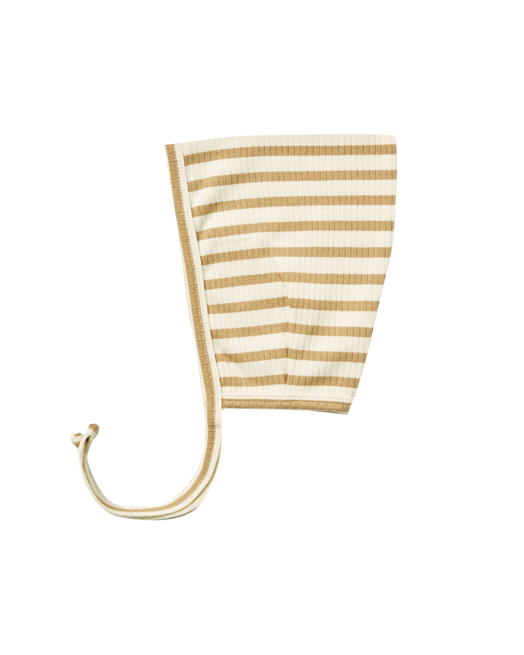 Ribbed Pixie Bonnet – Honey Stripe