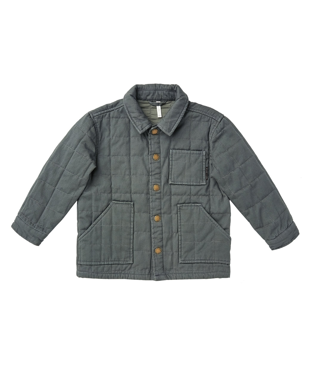Quilted Chore Jacket – Indigo