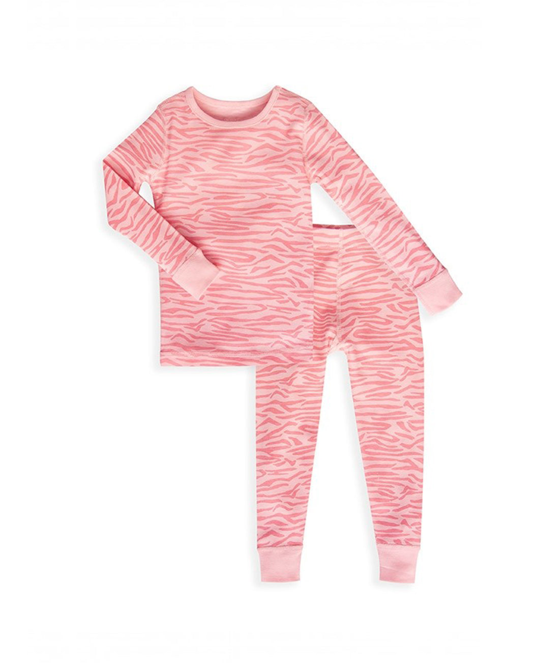 Long Sleeve Pajamas – Pink Zebra