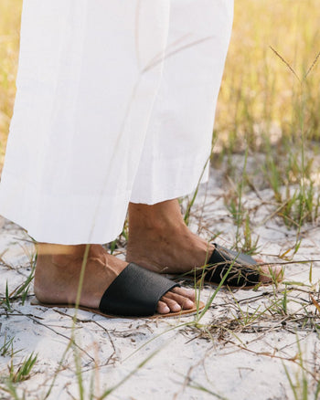 ST. AGNI:Aiko Basic Slides – Black,ANOMIE