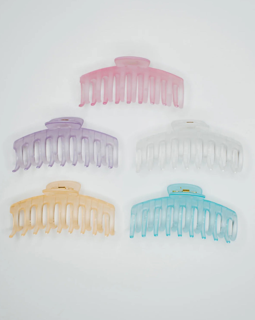 Frosted Hair Claw – Assorted Colors