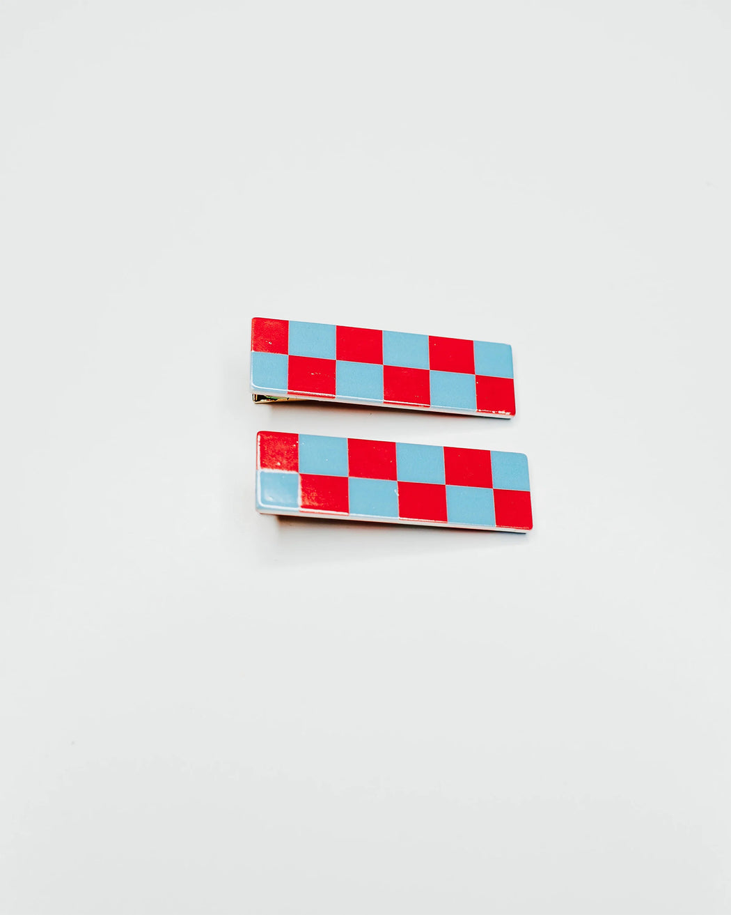 Checker Bar Clip Set – Assorted Colors