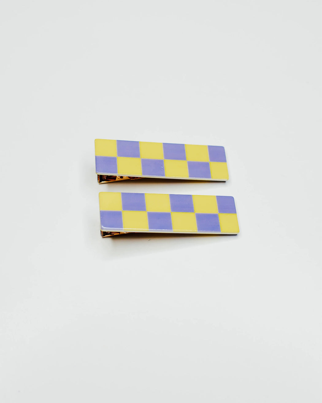 Checker Bar Clip Set – Assorted Colors