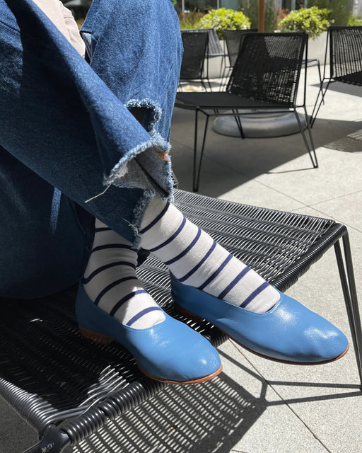 Wally Socks – Breton Stripe