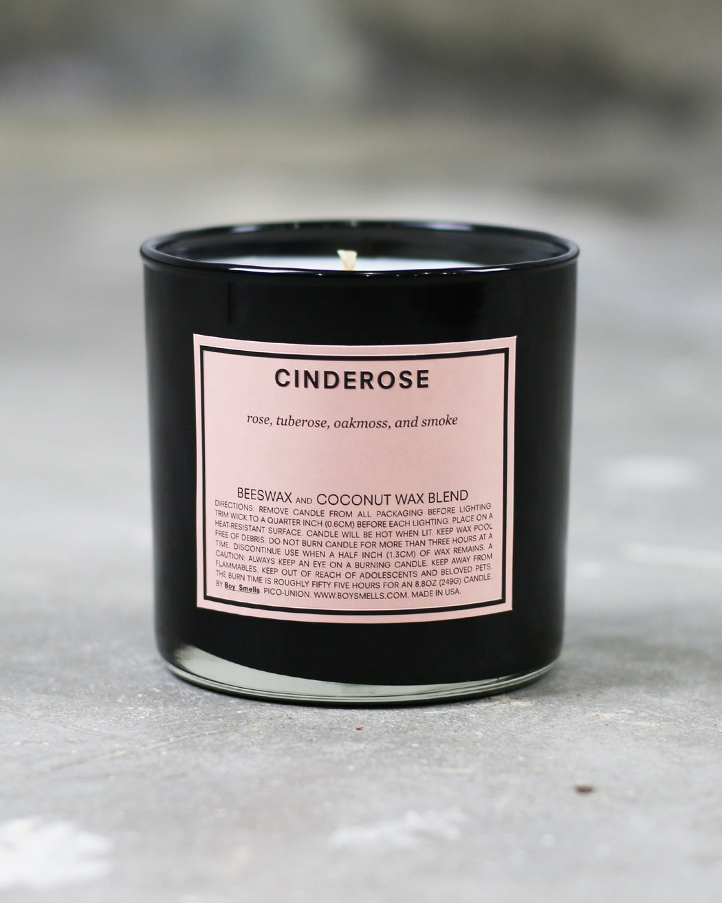 Boy Smells:Cinderose – Candle,ANOMIE