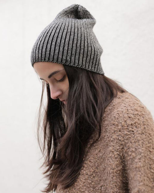 Kordal:Plaited Ribbed Knit Hat,ANOMIE
