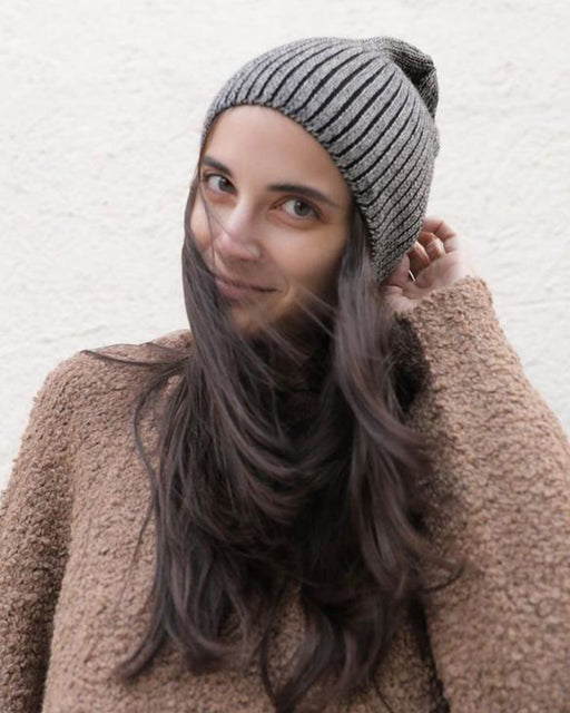 Kordal:Plaited Ribbed Knit Hat,ANOMIE