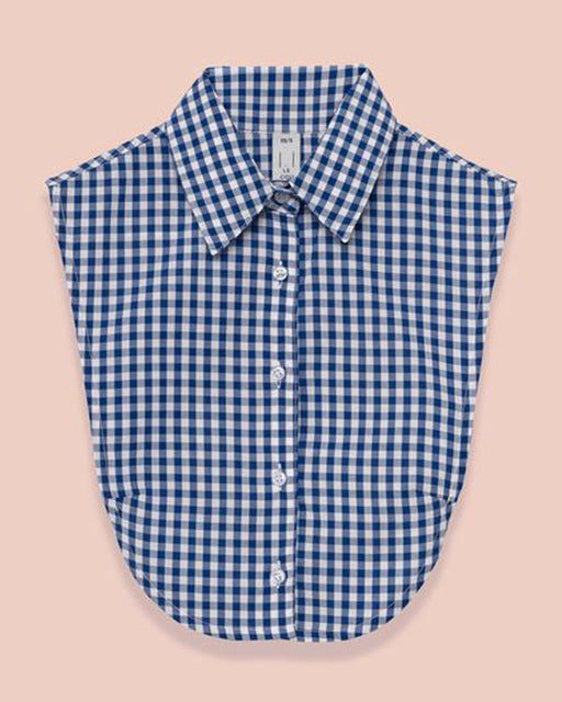 Le Cou:wakefield dickey // blue gingham,ANOMIE